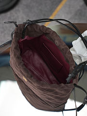 Chanel Quilted Suede Drawstring Bag 17x22x8cm - 4