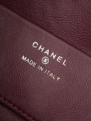 Chanel Quilted Suede Drawstring Bag 17x22x8cm - 2