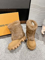 Louis Vuitton Fur Snow Boots  - 5