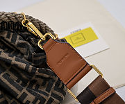  Fendi Zucca Shell Clutch 42x21x15cm - 6