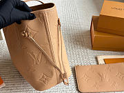  Louis Vuitton Neverfull MM Monogram Empreinte Sand Bag 32x29x17cm - 5