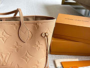  Louis Vuitton Neverfull MM Monogram Empreinte Sand Bag 32x29x17cm - 4