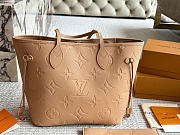  Louis Vuitton Neverfull MM Monogram Empreinte Sand Bag 32x29x17cm - 3