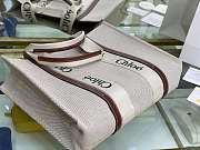  Chloé Woody Medium Tote Bag Red 37x26x12 cm - 5
