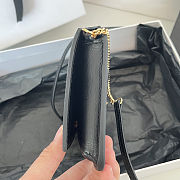 Saint Laurent Cassandre Phone Holder Black Bag 18x11x2cm - 4