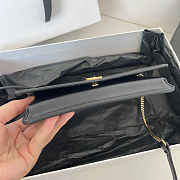Saint Laurent Cassandre Phone Holder Black Bag 18x11x2cm - 3