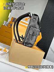 Louis Vuitton Christopher PM Monogram Eclipse Backpack 32x39x12cm - 4