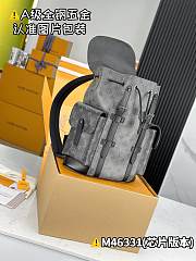 Louis Vuitton Christopher PM Monogram Eclipse Backpack 32x39x12cm - 2