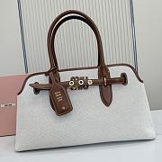 Miu Miu Aventure Canvas and Leather Bag 44x22.5x14.5cm - 1