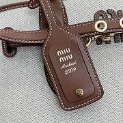 Miu Miu Aventure Canvas and Leather Bag 44x22.5x14.5cm - 3