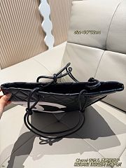 Chanel Cambon Ligne Large Tote Bag Black 30x32cm - 6