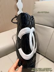 Chanel Cambon Ligne Large Tote Bag Black 30x32cm - 5