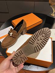 Hermes Escarpin Foch 60 Pump Chevre Velours SHW - 6
