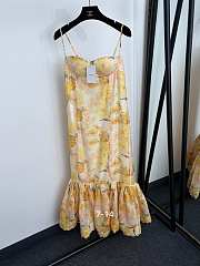Zimmermann Como Floral Linen And Silk Midi Dress - 3