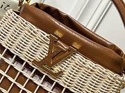  Louis Vuitton Capucines BB Rattan and Cowhide Leather 27 x 18 x 9 cm - 5