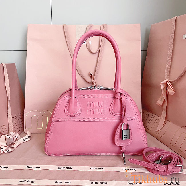 Miu Miu Vivant Small Nappa Leather Bag 28x17x9.5CM - 1