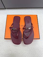  Hermès Miss Red Sandals  - 1