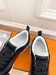 Hermes Bouncing Sneakers Black White - 4