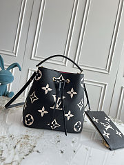 Louis Vuitton NéoNoé MM Monogram Empreinte Black 26.0 x 26.0 x 17.5 cm - 6