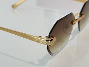 Cartier Rimless Hexagonal Sunglasses - 6