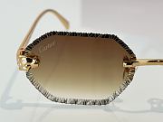 Cartier Rimless Hexagonal Sunglasses - 4