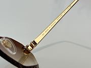 Cartier Rimless Hexagonal Sunglasses - 3