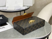 Celine Triomphe Box Top Handle Bag 22x13.5x6cm - 6