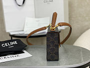 Celine Triomphe Box Top Handle Bag 22x13.5x6cm - 5