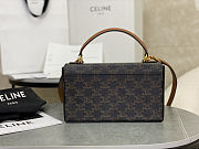 Celine Triomphe Box Top Handle Bag 22x13.5x6cm - 4
