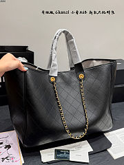 Chanel Large Classic Shopping Tote Black 42x33cm - 5