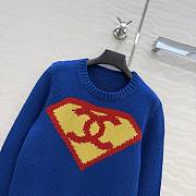 Chanel Métiers d'art Cashmere Pullover Blue - 5