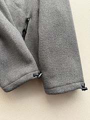 Miu Miu Fleece zippered hoodie jacket Grey - 6