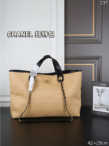 Chanel Deauville Tote 42×29cm