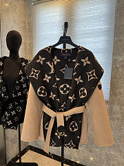 Louis Vuitton Wool Trench Coat Brown - 5