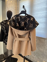 Louis Vuitton Wool Trench Coat Brown - 3