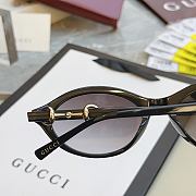  Gucci Horsebit oval-frame sunglasses - 2