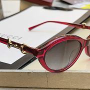  Gucci Horsebit oval-frame sunglasses - 3