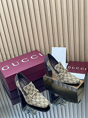 Gucci GG Canvas Horsebit Pumps - 6