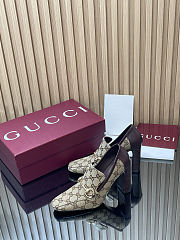 Gucci GG Canvas Horsebit Pumps - 4