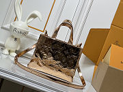  Louis Vuitton Shopper Tote MM Monogram Mirror Copper 25x19x11cm - 5