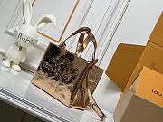  Louis Vuitton Shopper Tote MM Monogram Mirror Copper 25x19x11cm - 4