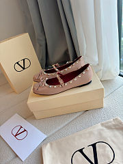 Valentino Garavani Mary-Jane Rockstud Ballerina  - 6