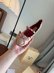 Valentino Garavani Mary-Jane Rockstud Ballerina  - 4