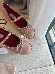 Valentino Garavani Mary-Jane Rockstud Ballerina  - 3