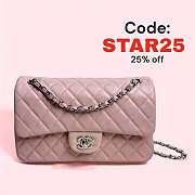 Chanel Flap Bag Pink Caviar Pink Pastel A01112 Size 25.5 x 15.5 x 6.5 cm - 1