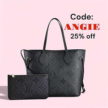 LV NEVERFULL MM M45685 BLACK Size 31x28x14cm