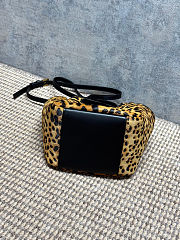 Saint Laurent Le 5 à 7 Baby Bea Leather-Trimmed Leopard-Print Pony-Hair Shoulder Bag 18x15x13cm - 5