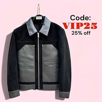 Louis Vuitton Monogram Mix Leather Workwear Blouson 1AIWFH