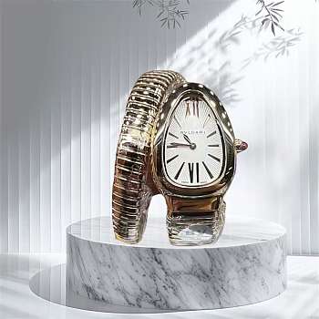 BVLGARI Serpenti Tubogas Rose Gold Quartz Watch – 35mm
