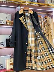  Burberry Check Panel Trench Coat  - 2